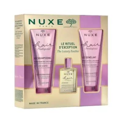 Nuxe Hair Prodigieux: Luxurious Hair Care Set for Enhanced Shine & Manageability | Premium Hair Care Products