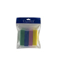 Claris Colorful Nail File Set - 4 Pack for Shaping & Smoothing Nails