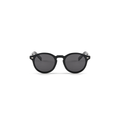 OASIS Black Polarized Round Sunglasses