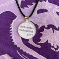 Princess Awesome & Boy Wonder "Obstinate, Headstrong Girl" Jane Austen Necklace — main product shot