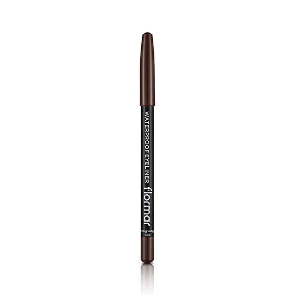 Flormar Waterproof Eyeliner - Long-Lasting, 17 Color Options, Easy Application