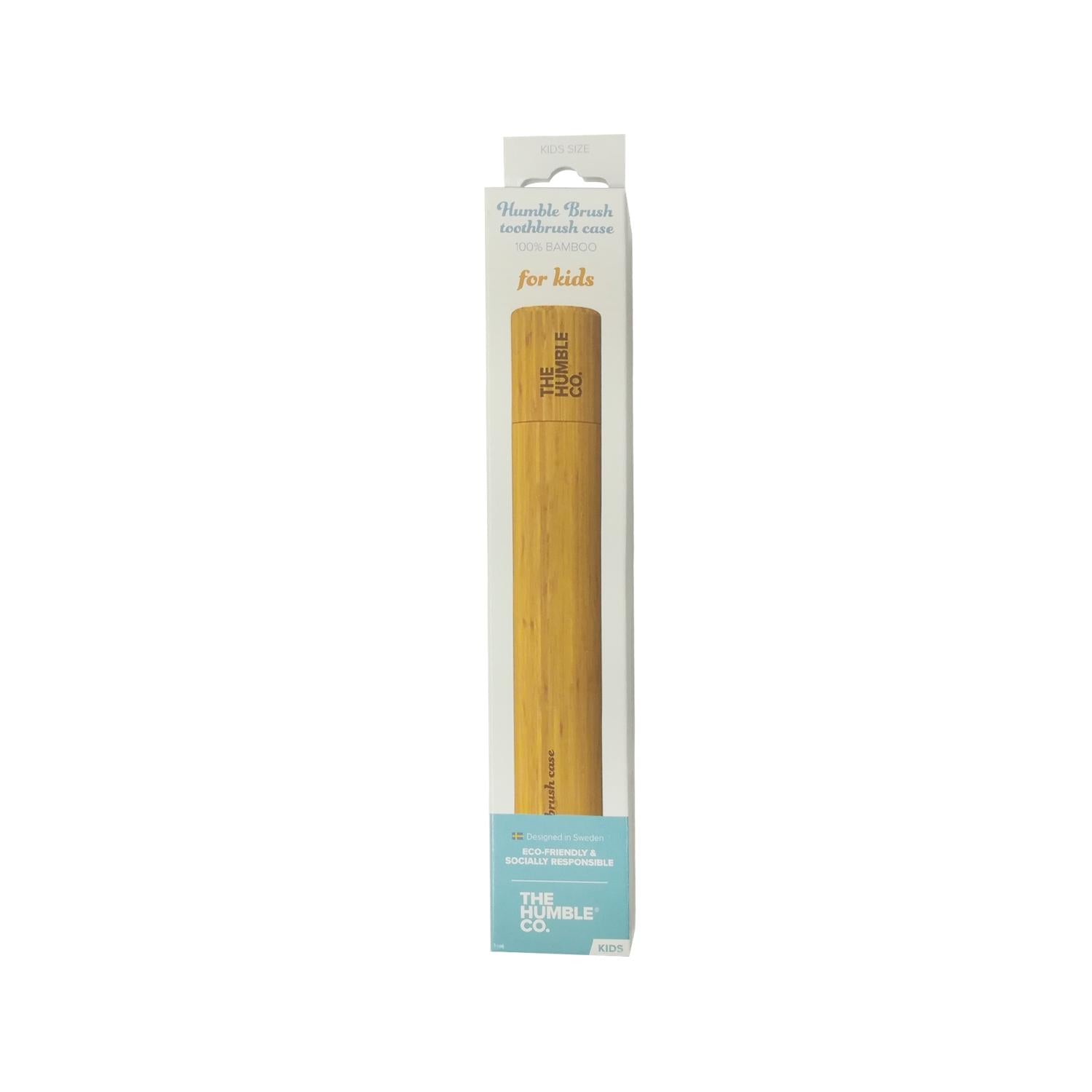 Humble Brush Bamboo Toothbrush Case for Kids - Eco-Friendly, Sustainable, and Protective Oral Care