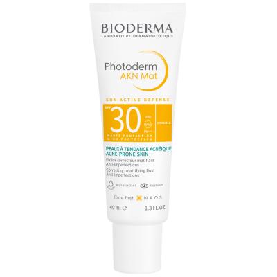 Bioderma Sunscreen and Mattifying Cream for Oily Skin - SPF30 Protection, Non-Comedogenic, Fragrance-Free
