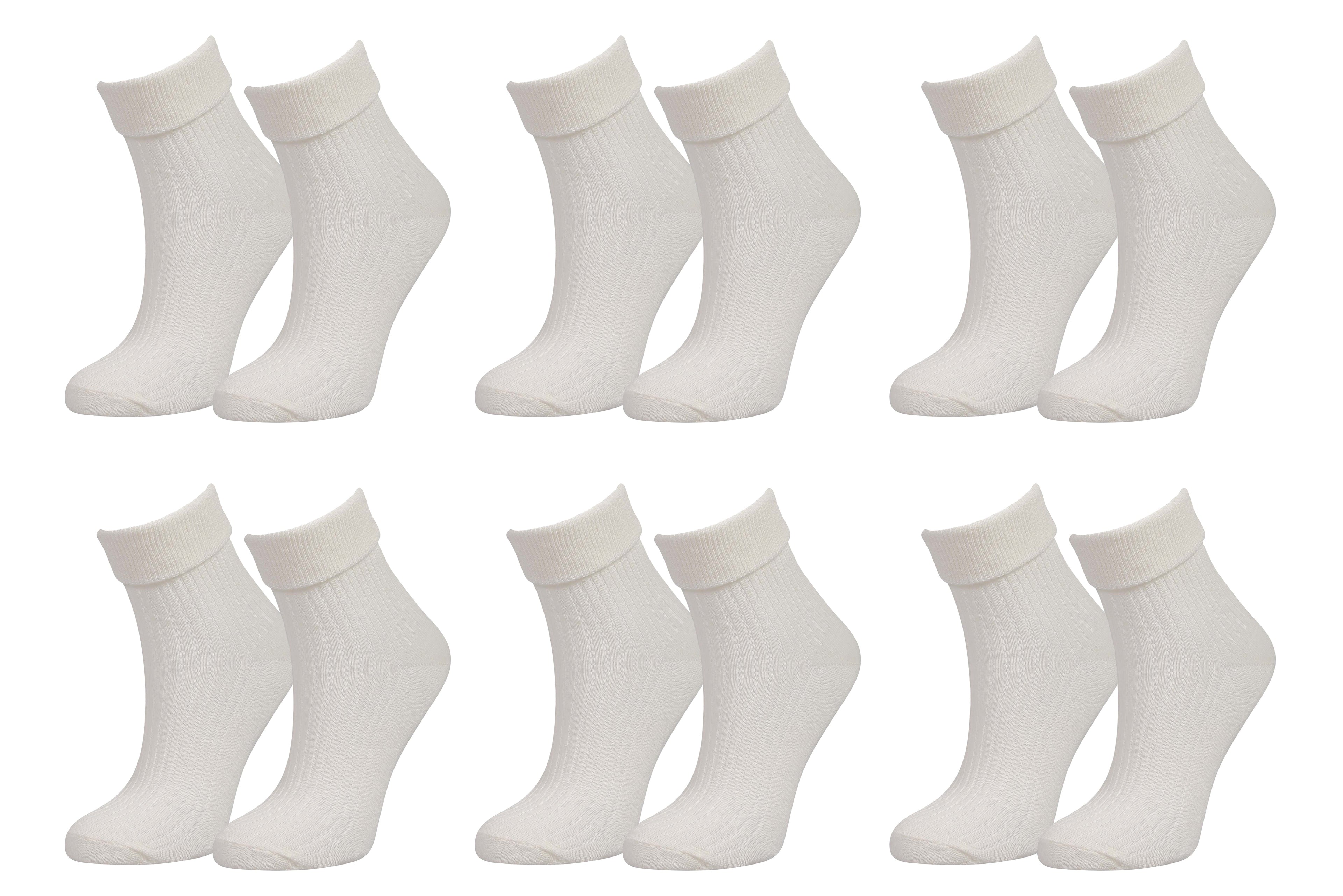 tittimitti Women’s 98% Organic Cotton Crew Socks 6-Pack – Breathable Everyday Comfort Socks — view 2