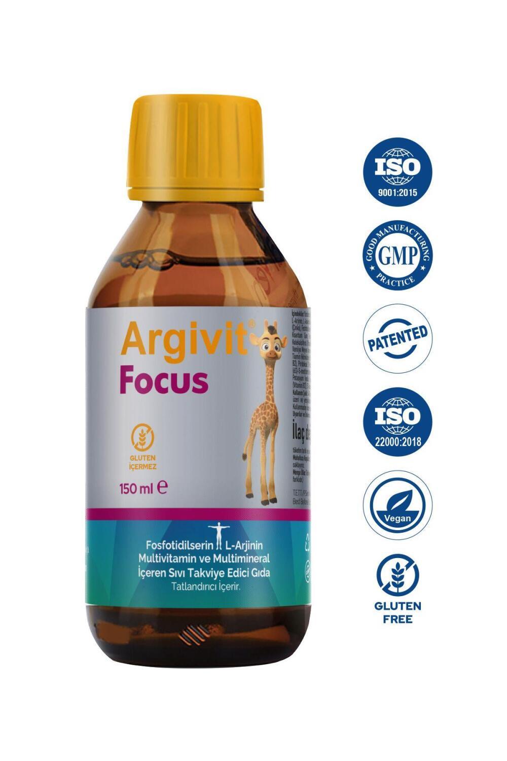 Argivit Focus Syrup - Enhanced Concentration | 150ml
