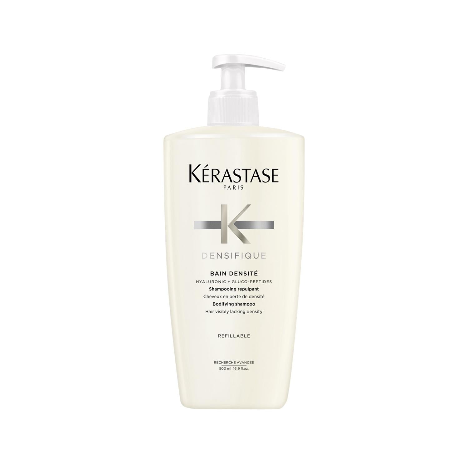 KŽrastase Densifique Bain Densite: Hair Thickening Shampoo for Thinning Hair, Volumizing Professional Shampoo - 16.91 fl oz