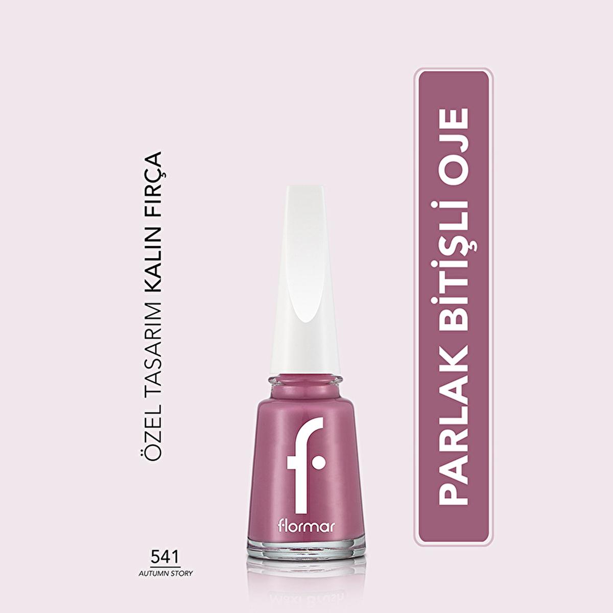 Flormar Long Lasting Nail Enamel - Nourishing & Vibrant Nail Color