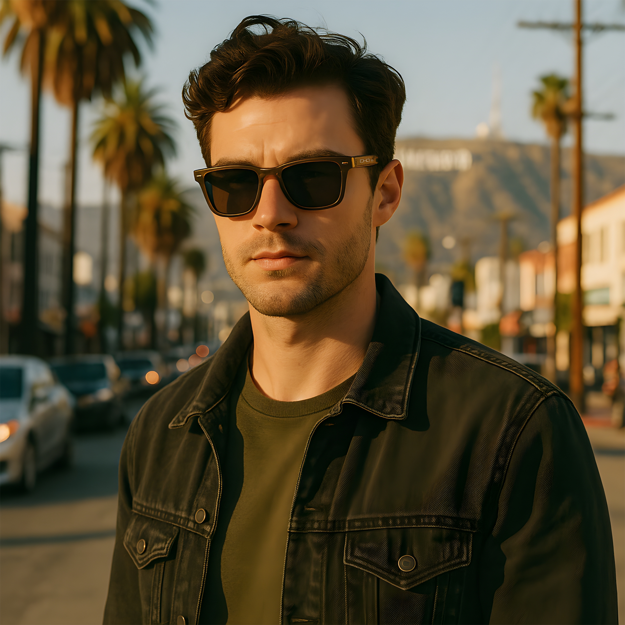 OHO's OHO's MORGAN Sunglasses (Color Variant 4) — Classic Wayfarer Silhouette — construction detail