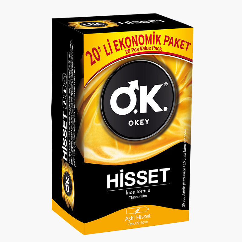 Okey Thin Condoms - 20 Pack