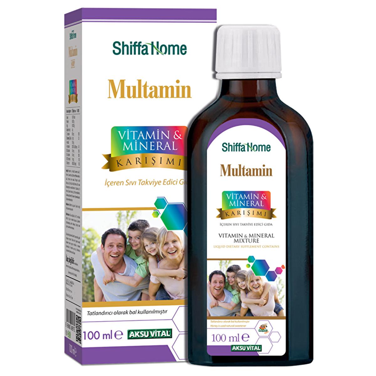Shiffa Home Multivitamin Syrup for Kids & Adults - Boosts Daily Vitamin Intake with Zinc & Essential Nutrients