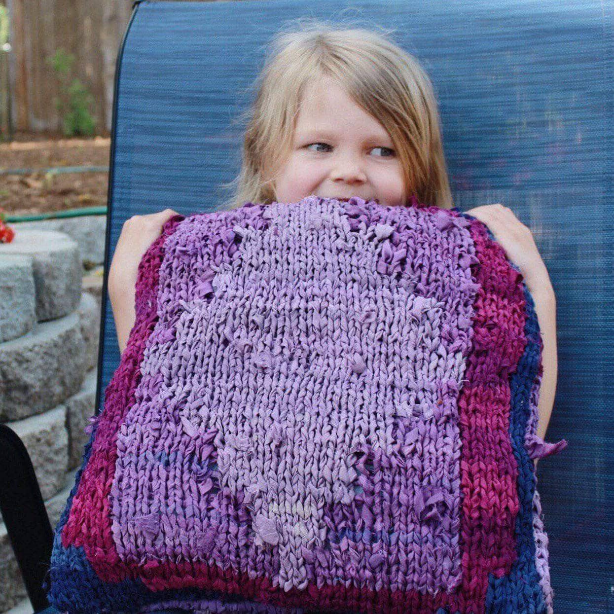 Darn Good Yarn Ombre Chiffon Pillow Kit — kits category context