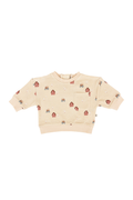 Dear Hayden Fleece Sweatshirt in Farm — side view