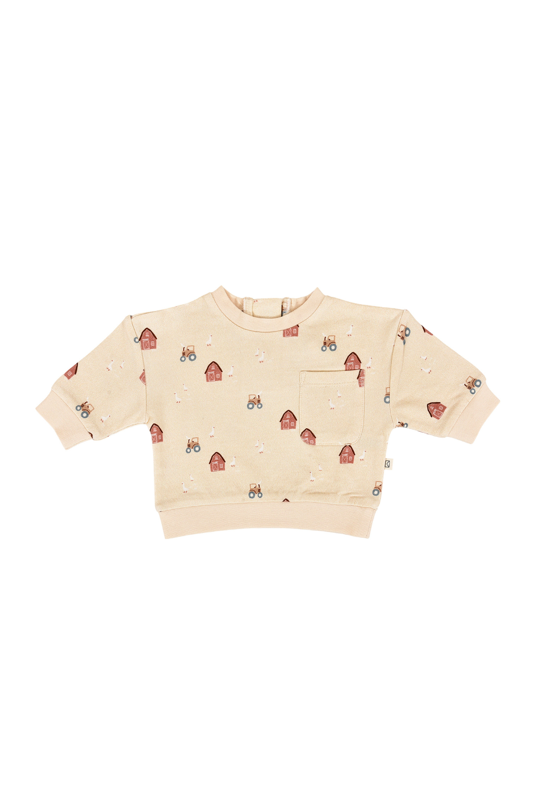 Fleece Sweatshirt in Farm