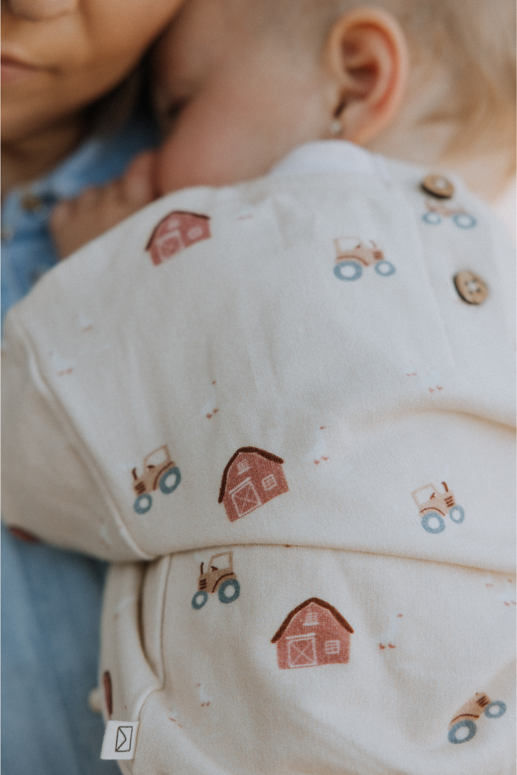 Dear Hayden Fleece Sweatshirt in Farm — lifestyle context