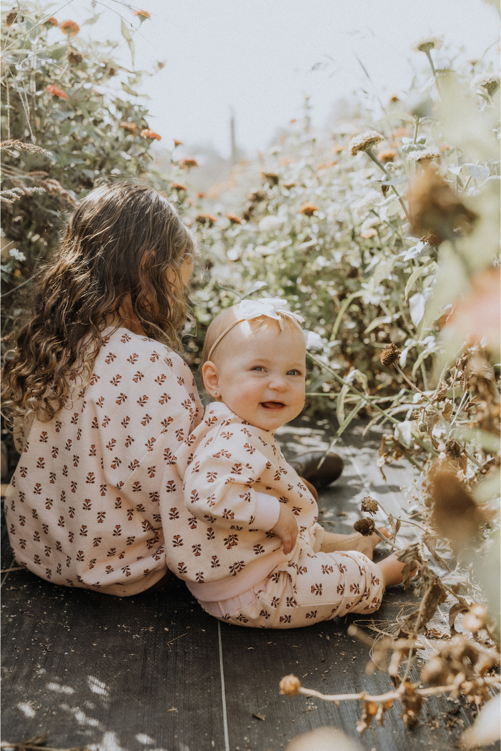 Fleece Sweatshirt in Wild Rose