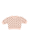 Fleece Sweatshirt in Wild Rose