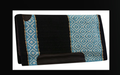 287 RANCH SUPPLY 36 x 34 WOOL CUTTER SADDLEPAD BLK/TUR — main product shot