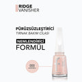 Flormar Ridge Vanisher Nail Care Product - Smooths Nail Ridges, Moisturizes & Primes Nails