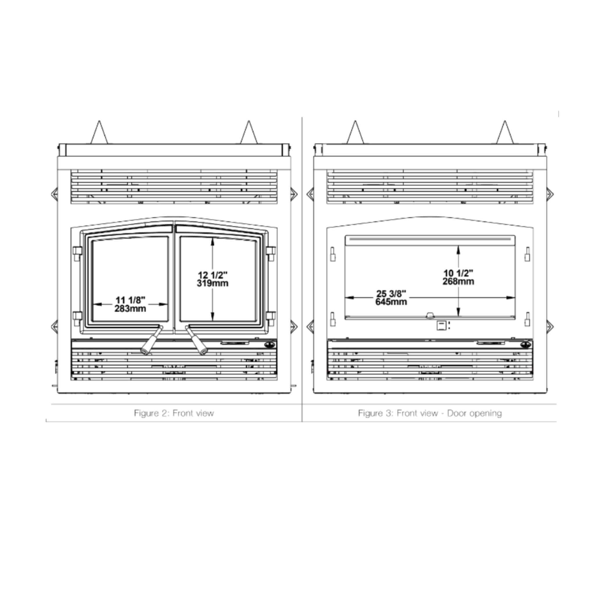 Osburn Stratford II Wood-Burning Fireplace Insert [OB04007] (SAK31578) – SAKSBY WHOLESALE, view 5