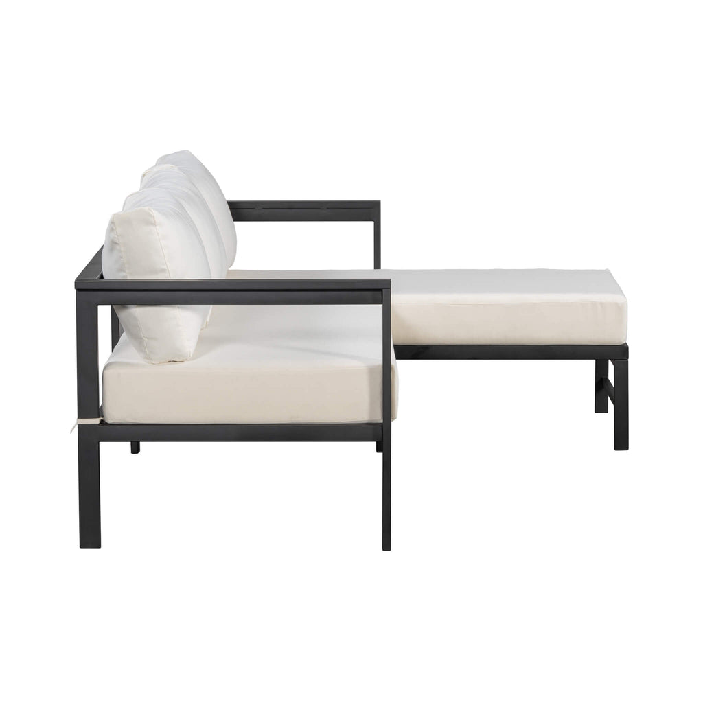 Alora Outdoor 3-Person L-Shaped Patio Sofa With Iron Frame And Thick Cushions [No Coffee Table] (SAK70213) – SAKSBY WHOLESALE