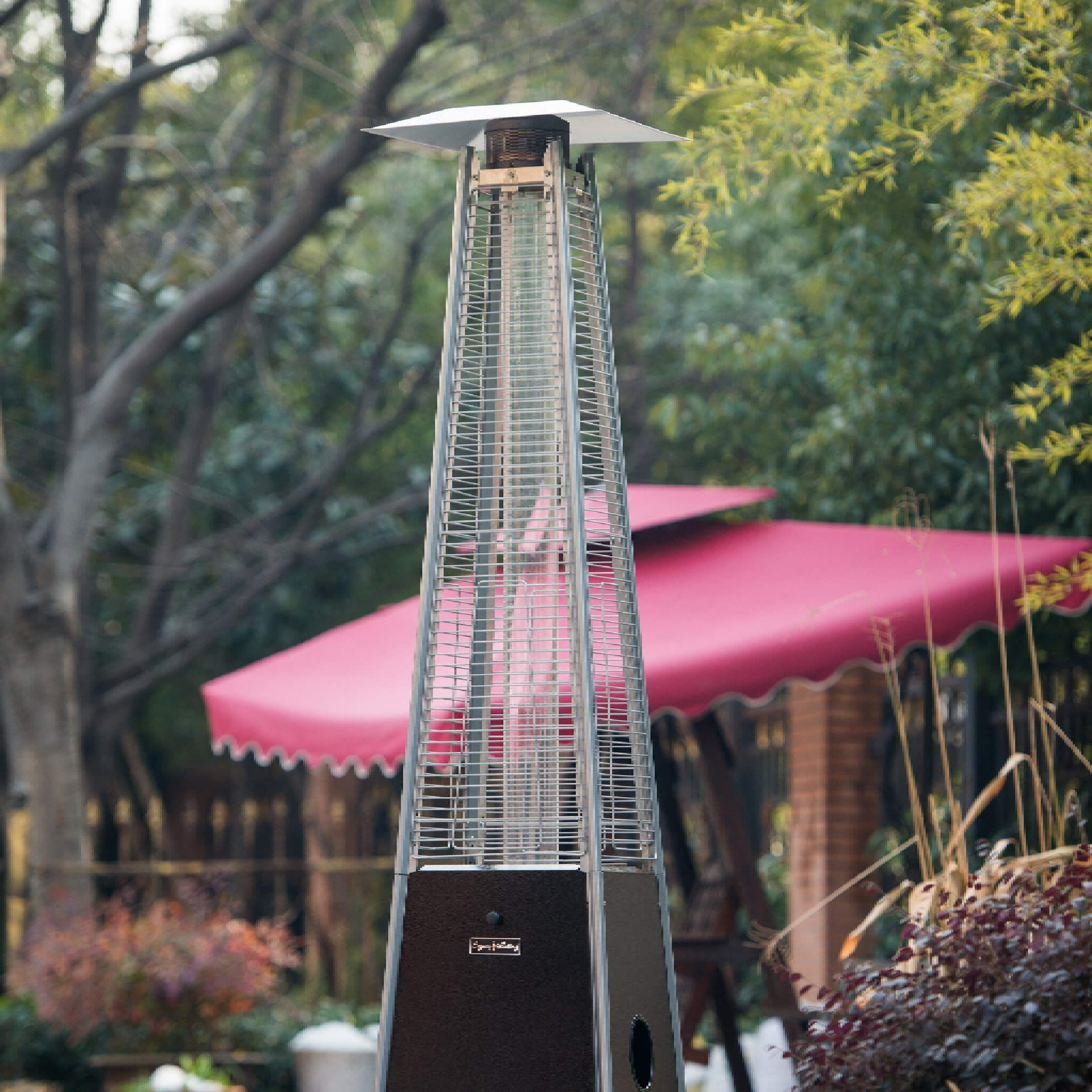 Legacy Heating Outdoor Commercial 40K BTU Quartz Glass Tube Patio Propane Heater With Visible Flame (SAK91398) – SAKSBY WHOLE