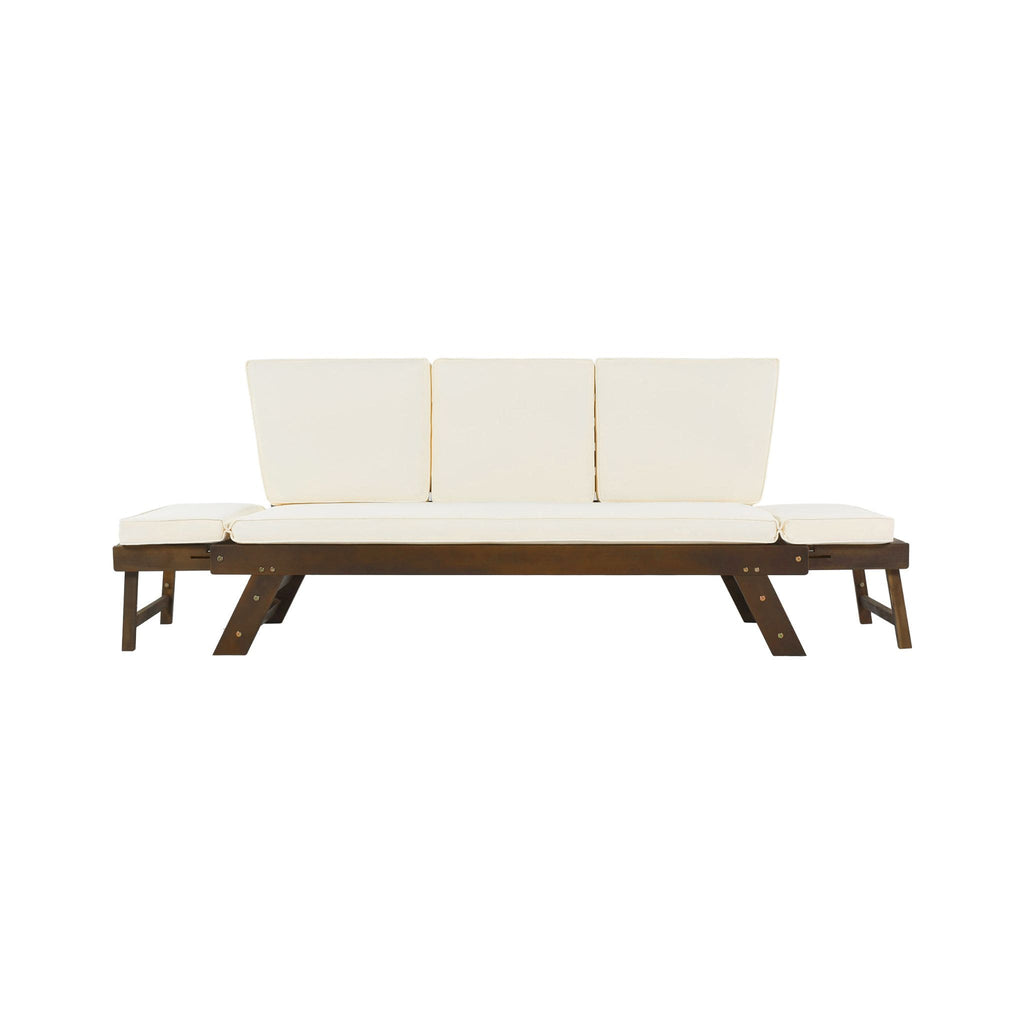 Alora Outdoor Adjustable Wooden Patio Daybed Sofa With Cushions (SAK41345) – SAKSBY WHOLESALE, view 12