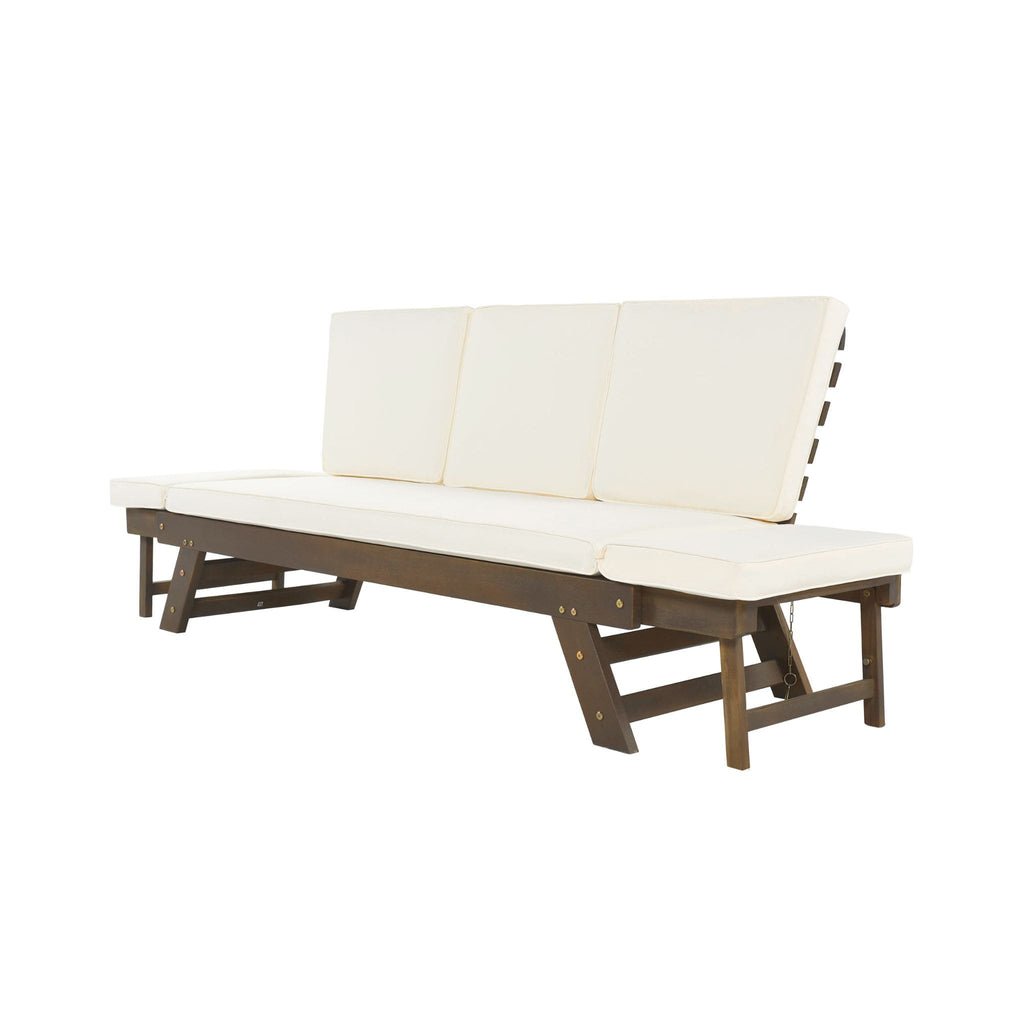 Alora Outdoor Adjustable Wooden Patio Daybed Sofa With Cushions (SAK41345) – SAKSBY WHOLESALE, view 11