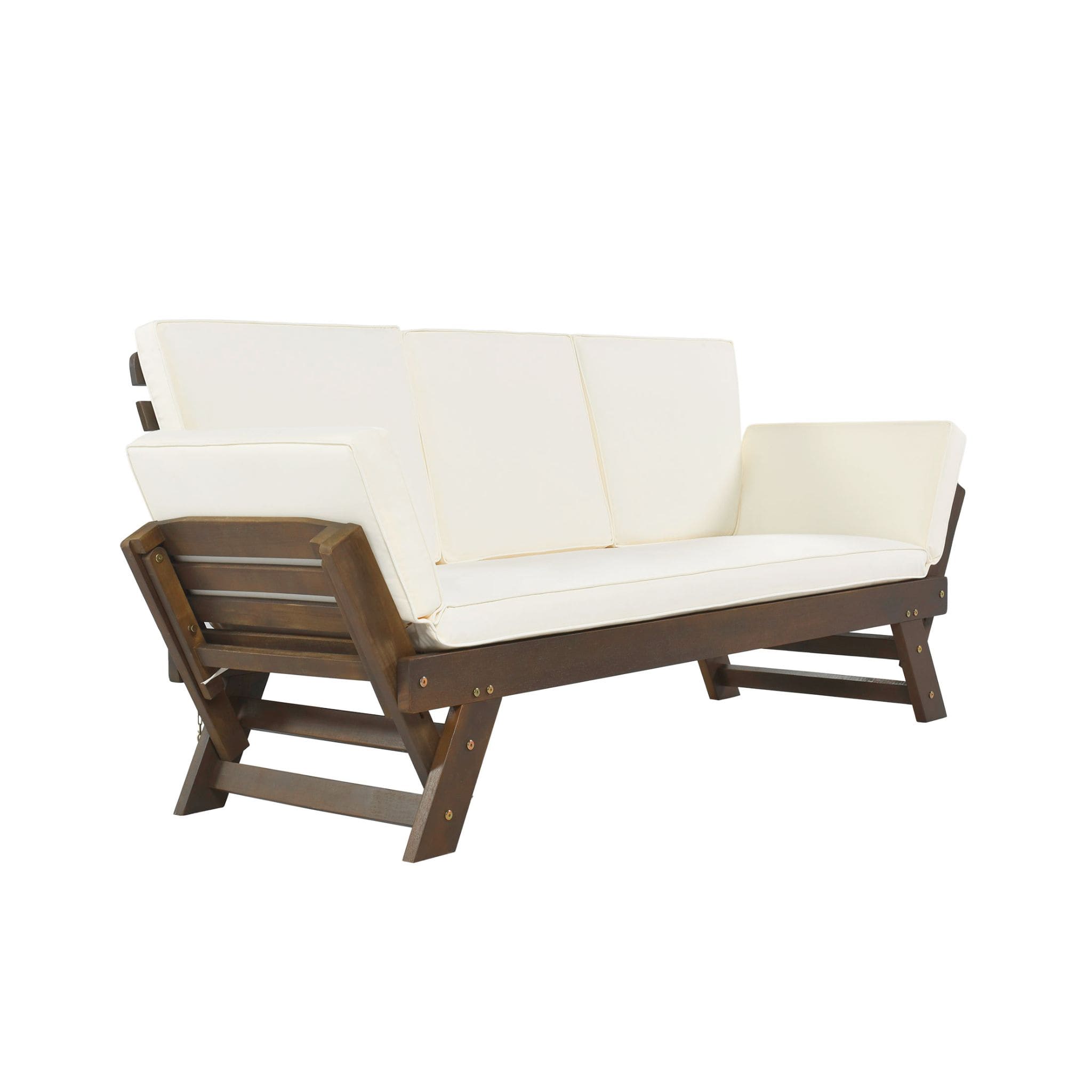 Alora Outdoor Adjustable Wooden Patio Daybed Sofa With Cushions (SAK41345) – SAKSBY WHOLESALE, view 10