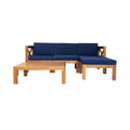 Alora 5-Piece Outdoor Patio Wood Sectional Sofa Set With Cushions (SAK31297) – SAKSBY WHOLESALE, view 18