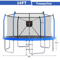 Outdoor Trampoline With LED Lights And Basketball Hoop (SAK69305) – SAKSBY WHOLESALE, view 9