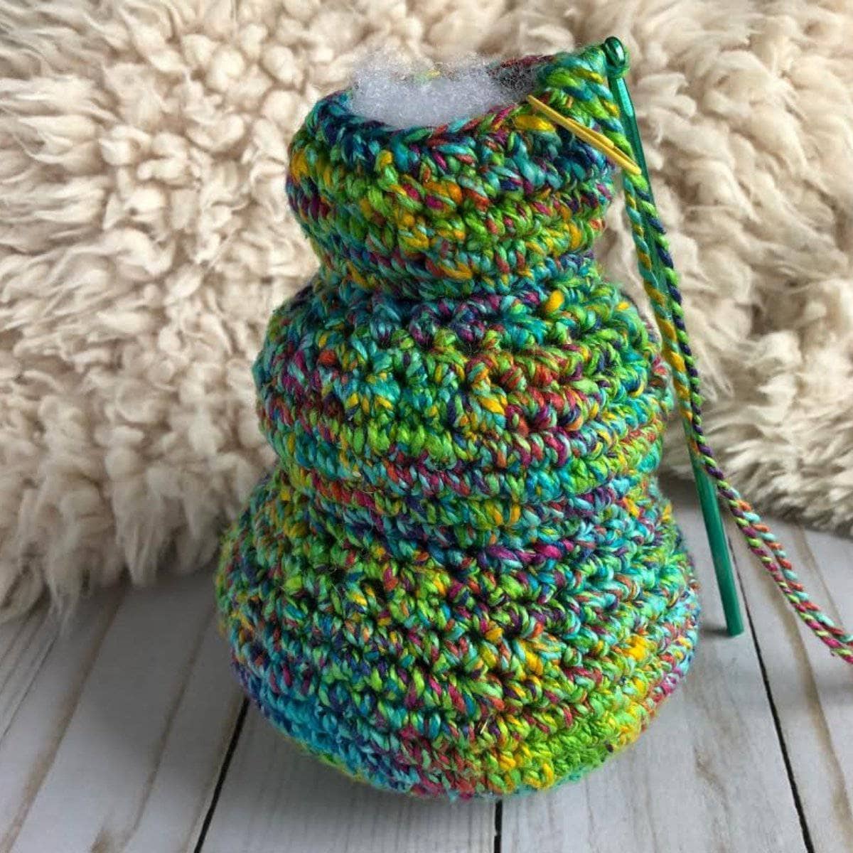 Darn Good Yarn Darn Good Yarn O'Whimsical Christmas Tree Crochet Kit — kits category context