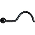 BodyCandy 2mm Ball Black IP Twisted Left Nose Screw — main product shot