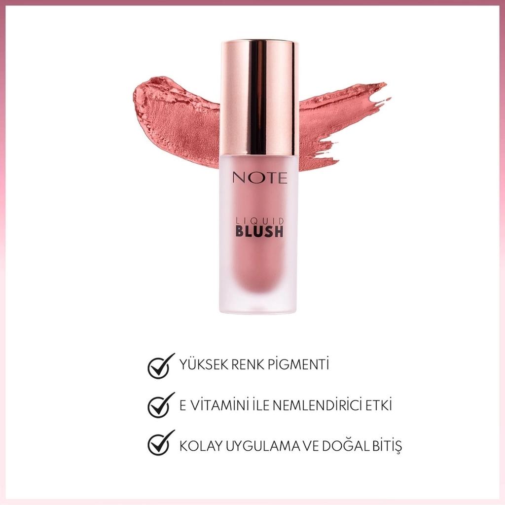 Note Liquid Blush Moisturizer Effective Likit Blush 30 Berry