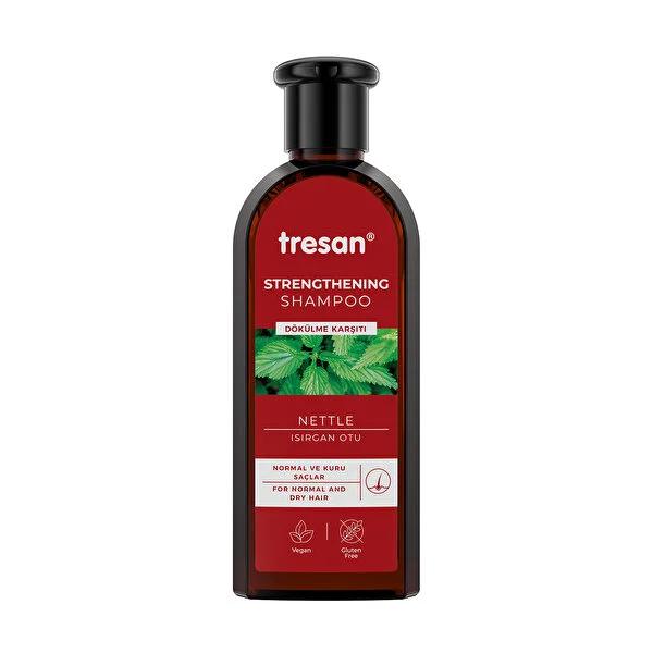 Tresan Nourishing Shampoo with Nettle Extract - 10.14 fl oz - Strengthens Hair, Natural Hair Care