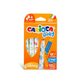 Carioca Washable Markers for Kids - 6 Pack Jumbo Markers for Toddlers, Non-Toxic Art Supplies, Safe Children's Drawing Markers