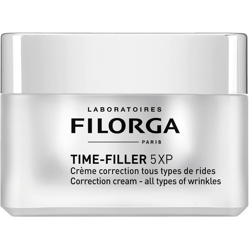Filorga Time-Filler 5XP Anti-Aging Face Cream: Deep Hydration & Wrinkle Reduction for Dry Skin - Hyaluronic Acid, Peptide & Marine Fennel Formula