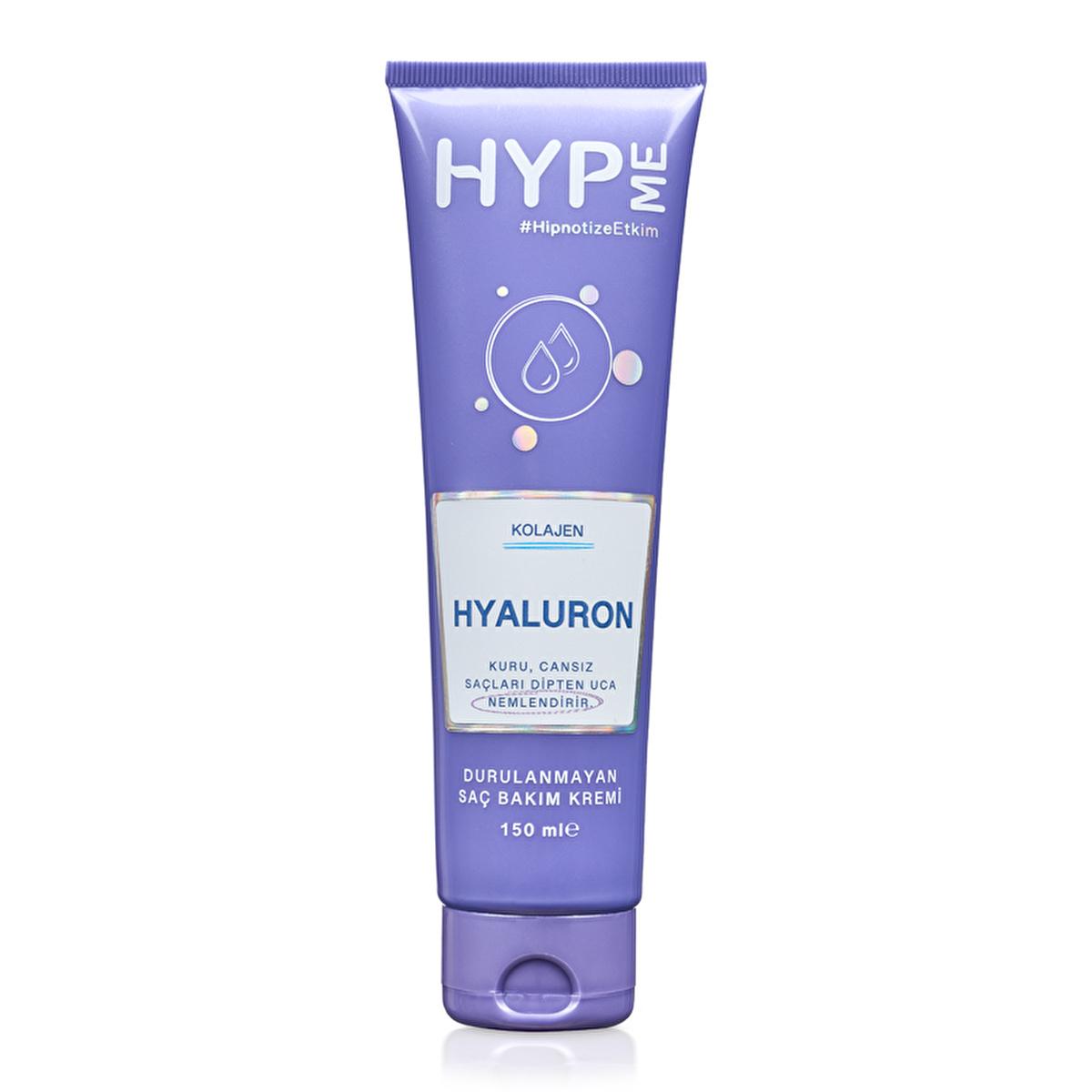 Hyp Me Leave-in Hair Care Cream with Hyaluronic Acid & Coconut Oil - Moisturizing, Softening, 5.07 fl oz