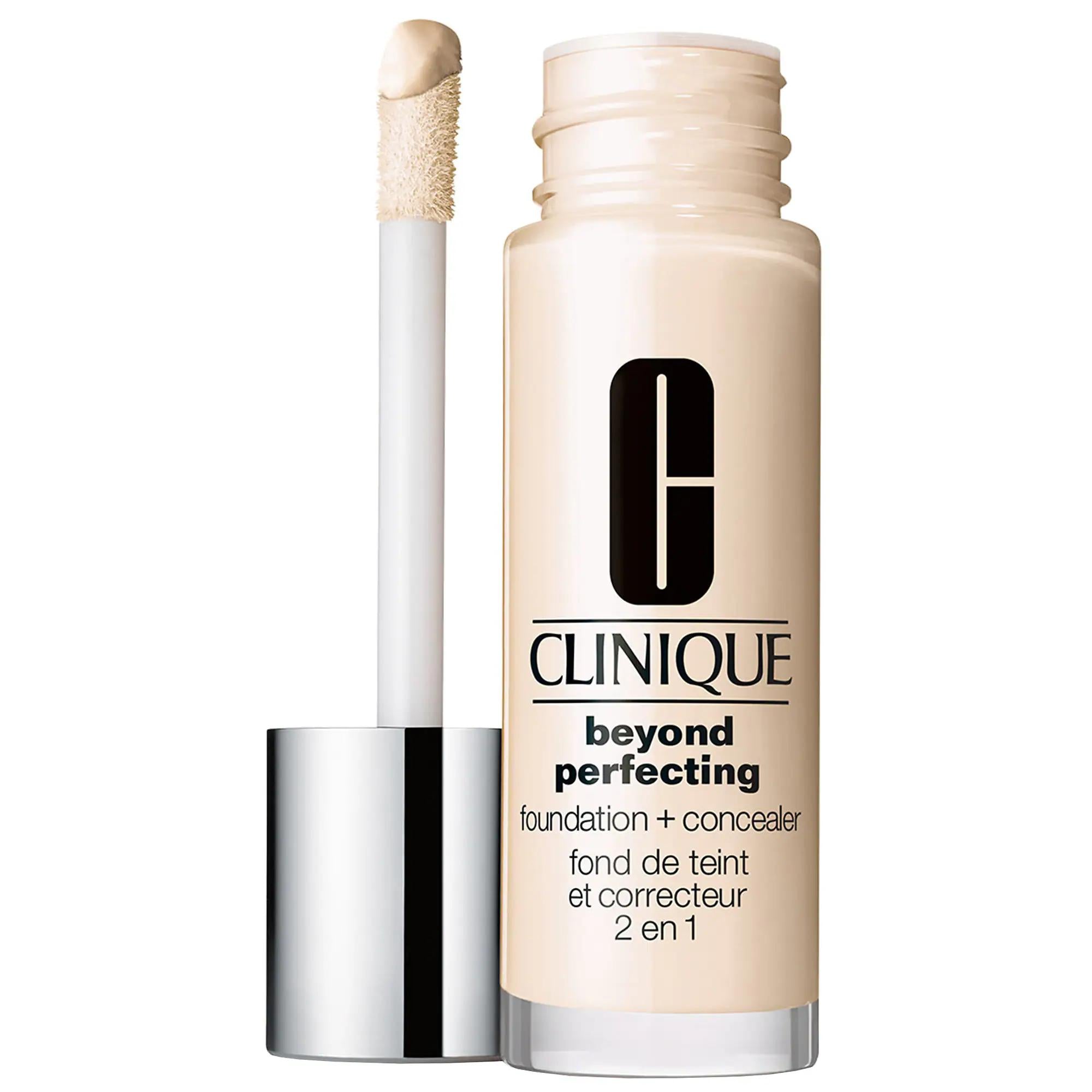 Clinique Beyond Perfecting Foundation + Concealer - Long-Lasting, Full-Coverage, Oil-Free Makeup for All Skin Types