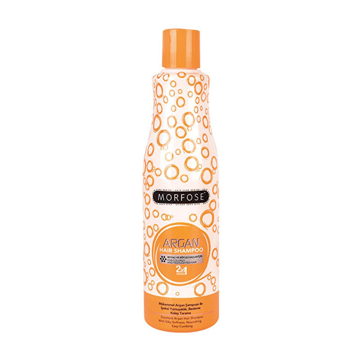 Morfose Argan Shampoo for Colored Hair - Nourishing, Vitamin E Rich, Daily Use - 16.91 fl oz