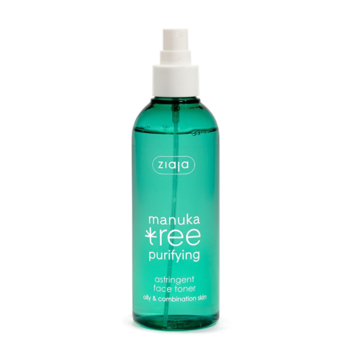 Ziaja Manuka Acne-Prone Skin Tightening Toner 200ml - Natural, Vegan, For Oily Skin