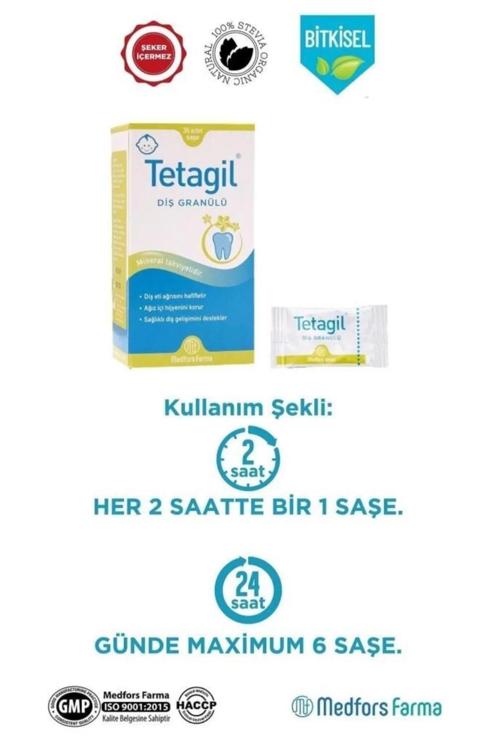 Tetagil Teething Granules - 36 Sachets