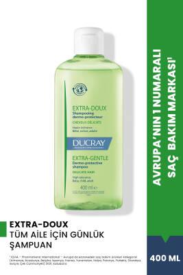 Ducray Extra Doux Gentle Shampoo for Sensitive Scalp, pH Balanced, 13.53 fl oz