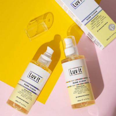 Luv it. Pure Clean Cleansing Oil 200ml - Gentle, Natural Skincare for Sensitive Skin