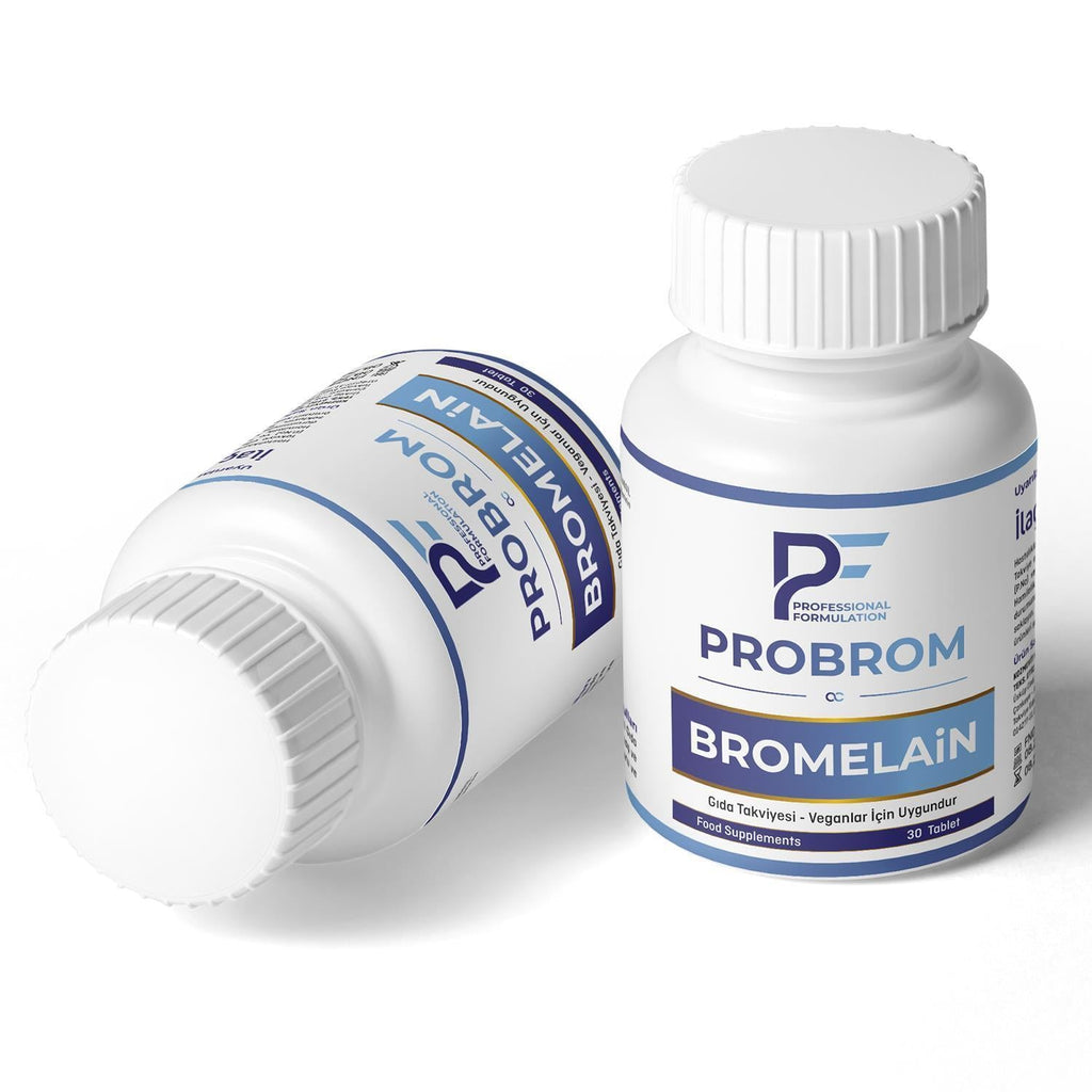 PF ProBrom - Bromelain 500mg Dietary Supplement for Digestive Health - 30 Tablets