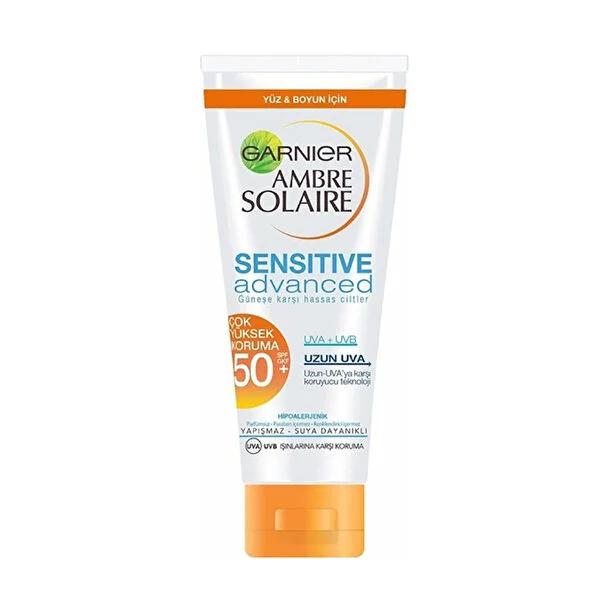 Ambre Solaire Facial Sunscreen SPF 50 - Superior Sun Protection, Anti-Blemish, Moisturizing, Plant Extracts for Sensitive Skin