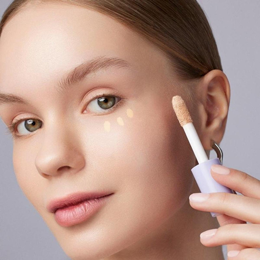 Pastel Makeup Eye Cream + Hydrating Satin Concealer: Brighten & Conceal Dark Circles - 24H Hydration for Radiant Eyes