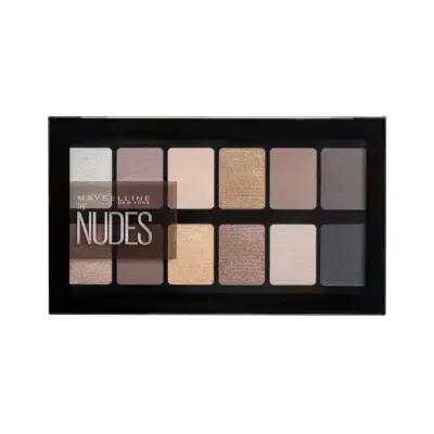 Maybelline New York The Nudes Eyeshadow Palette: 12 Neutral Shades for Natural, Matte & Shimmer Looks - Perfect for Brown, Blue, & Green Eyes