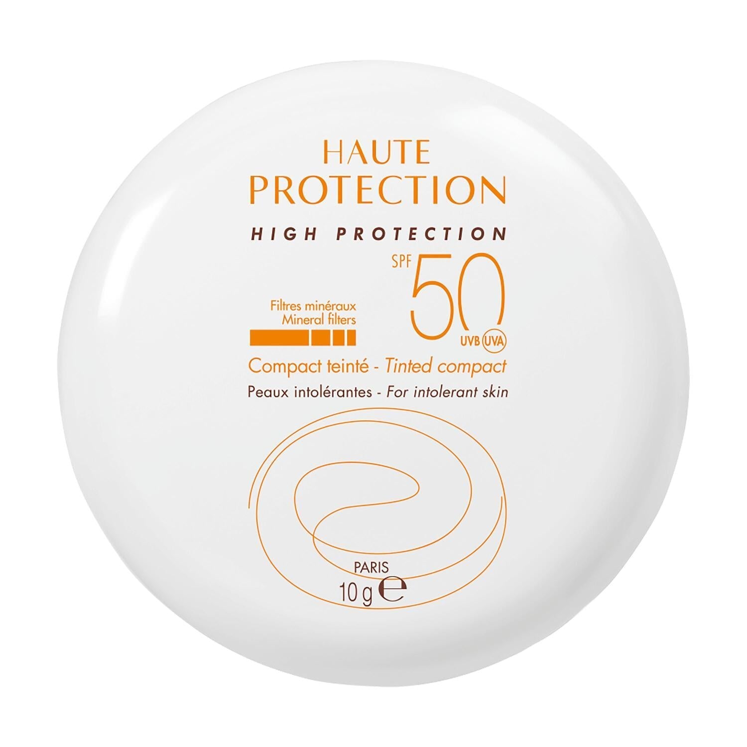 Avene Mineral Sunscreen Compact Cream Foundation SPF 50 - Sensitive Skin Sun Protection with UVA and UVB Protection