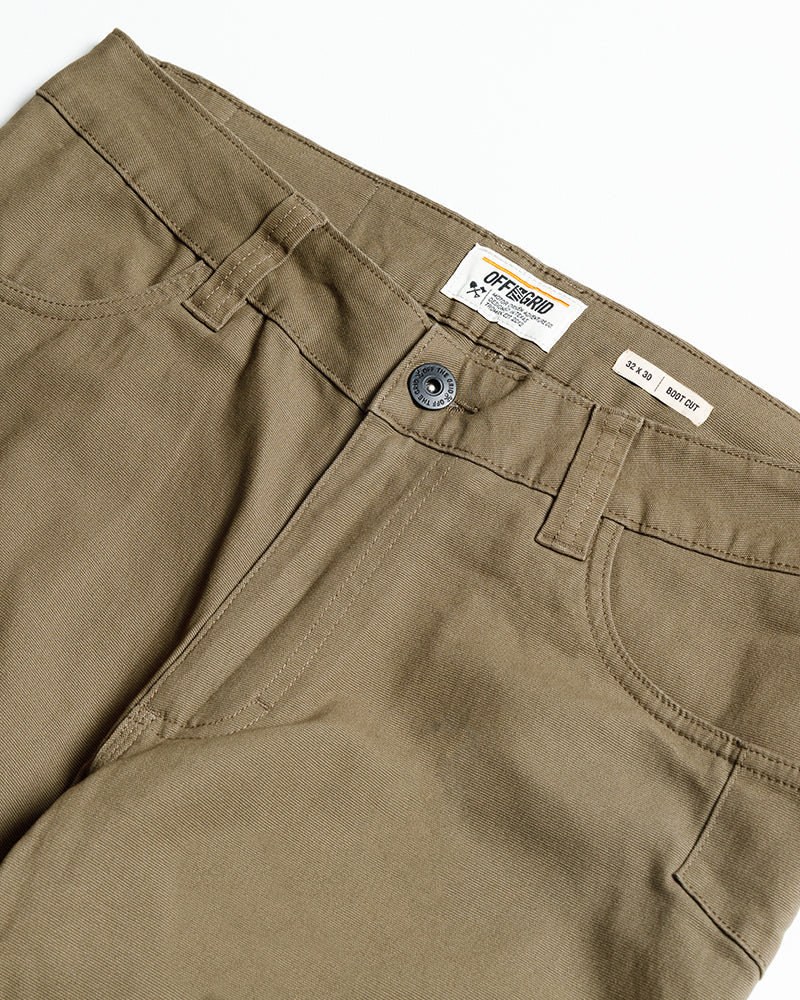 Off The Grid Surplus Trailblazer Boot Cut Pants - Coyote — comparison shot