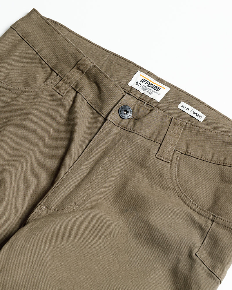 Off The Grid Surplus Trailblazer Taper Fit Pants - Deadwood — in-use photo